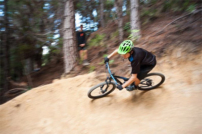 mountain biking at Kaiteriteri Mountain Bike Park